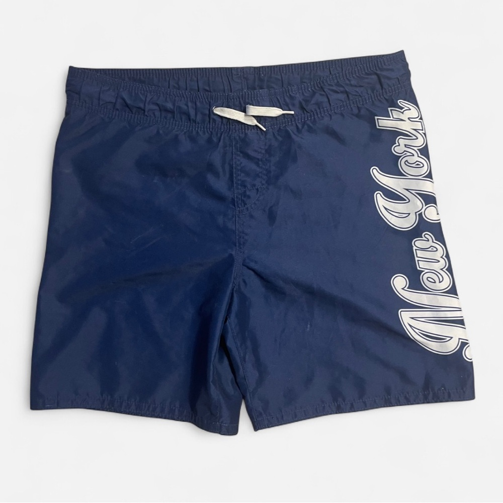 Men’s Navy Blue Swim Trunks